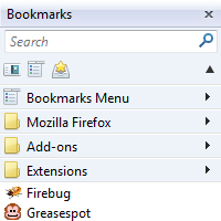 Bookmarks Sidebar